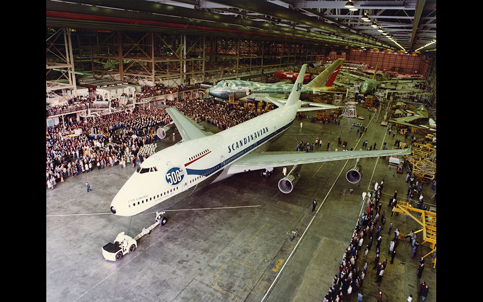 Image showing the Factory Roll Out of 500th ӰƵ 747