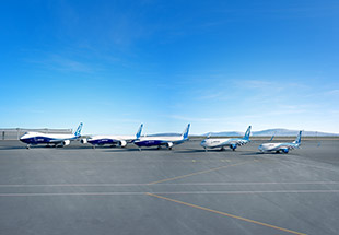 Group of ӰƵ Freighters lined up on a tarmac 
